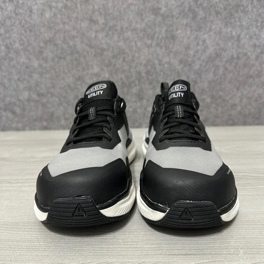 KEEN Utility Speedworks Women 8.5 Black Gray Carbon Nano Toe Work Shoes EH SR‎